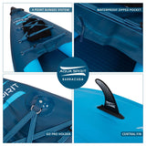 Aqua Spirit Kayak gonflable 2023, 10'5"/13'5"/, ensemble complet de kayak pour 1 ou 2 personnes avec pagaie, sac à dos, pompe double course et plus d'accessoires, adultes débutants, experts, garantie 3 ans