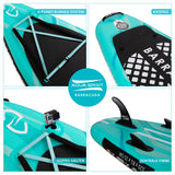 Aqua Spirit SUP Stand-Up Paddle Gonflable 2024, 320x81x15cm, Kit Complet de Conversion de Kayak avec Pagaie, Sac à Dos, Pompe et Autres Accessoires, Adultes Débutants/Experts, Garantie 3 Ans