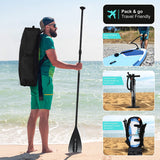 Aqua Spirit Stand Up Paddle Gonflable SUP Tempo Set Complet - 305x81x13cm/320x81x15cm - Adulte Débutant/Expert - avec sac à dos, laisse, pagaie, matelas à langer et garantie 2 ans